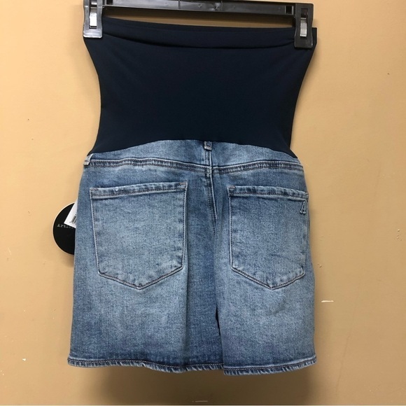 Articles of Society Maternity Denim Jean Shorts Distressed Size 25 NWT - Picture 2 of 4